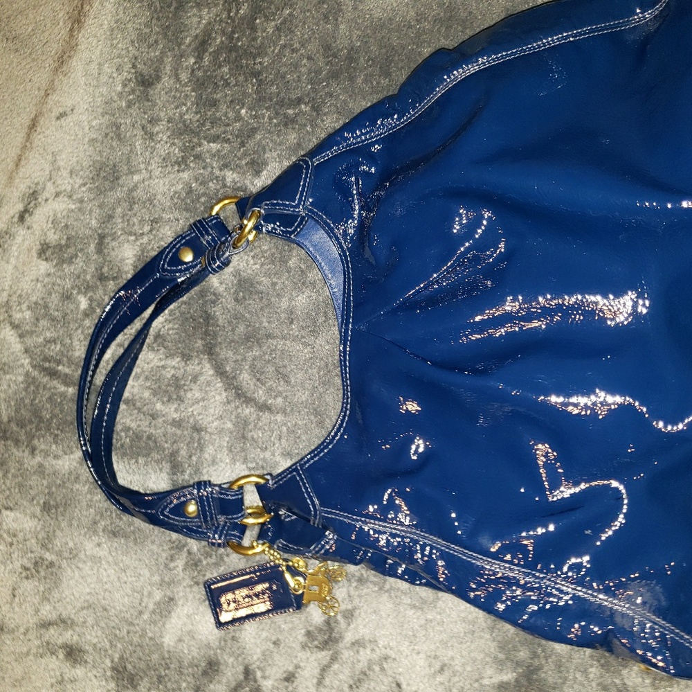 Coach Patent  Leather Hobo